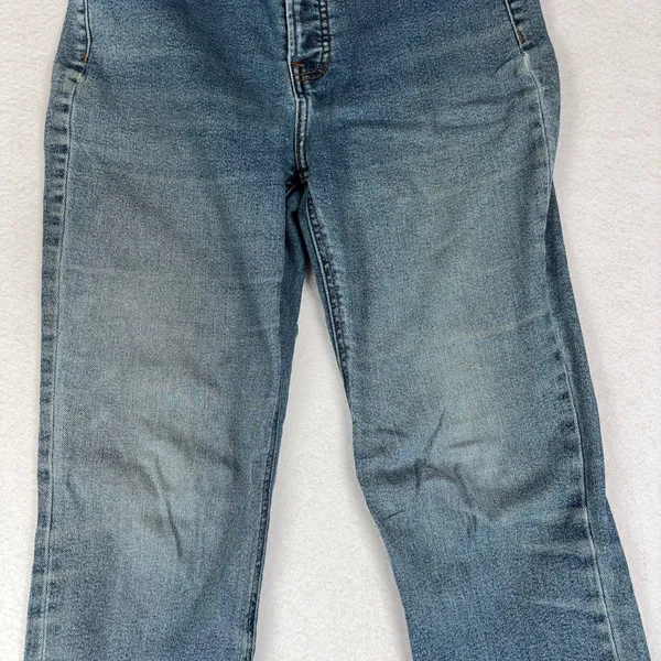 Old Navy Extra High Rise Kicker Bootcut Jeans Women's 8 Button Fly Western Y2K - Image 9