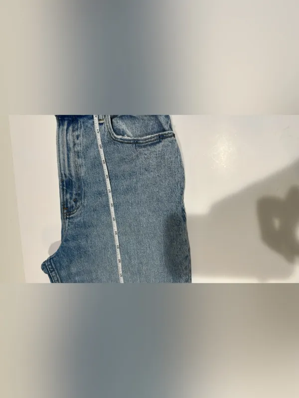 Abercrombie Curve Love 90s Straight Ultra High Rise Jeans 27 Light Wash - Image 14