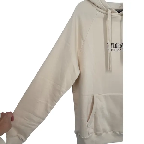 Taylor Swift The‎ Eras Tour Official Merch Graphic Hoodie Size Medium Oversized - Image 11
