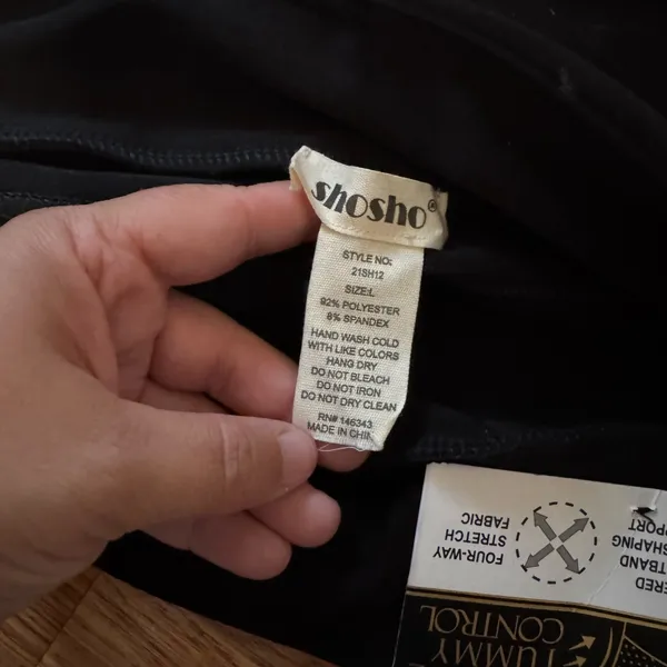 Shosho Large Black Shorts - Image 4
