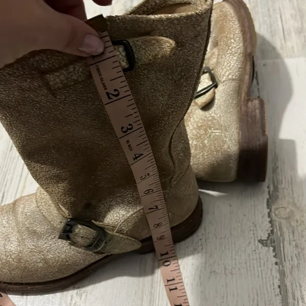 Frye Veronica Short Boot Leather Slip on Boots Size 6 - Image 12