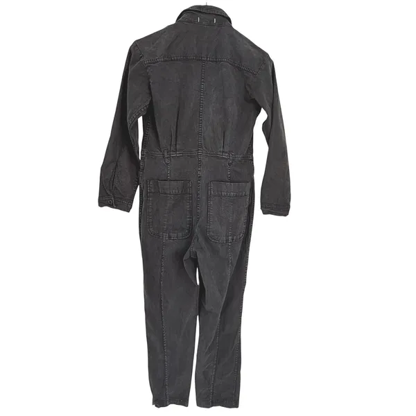 Alex Mill Expedition Jumpsuit Washed Black Tencel‎ Cotton Boiler Suit XS - Image 3