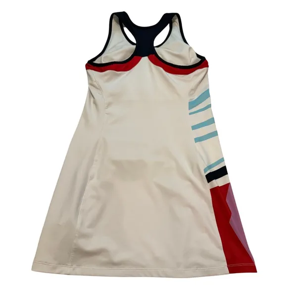 FILA 100th Anniversary Centenary Tennis Dress Med 1911-2011 Geometric Colorblock - Image 2