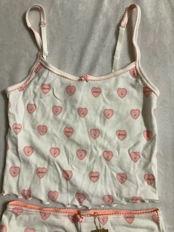 SKIMS Heart Cami Pajama Set S - Image 6
