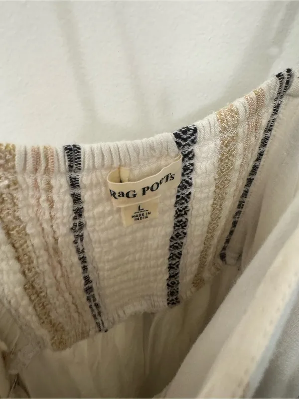 EUC Rag Poets Striped Maxi Dress - Image 4