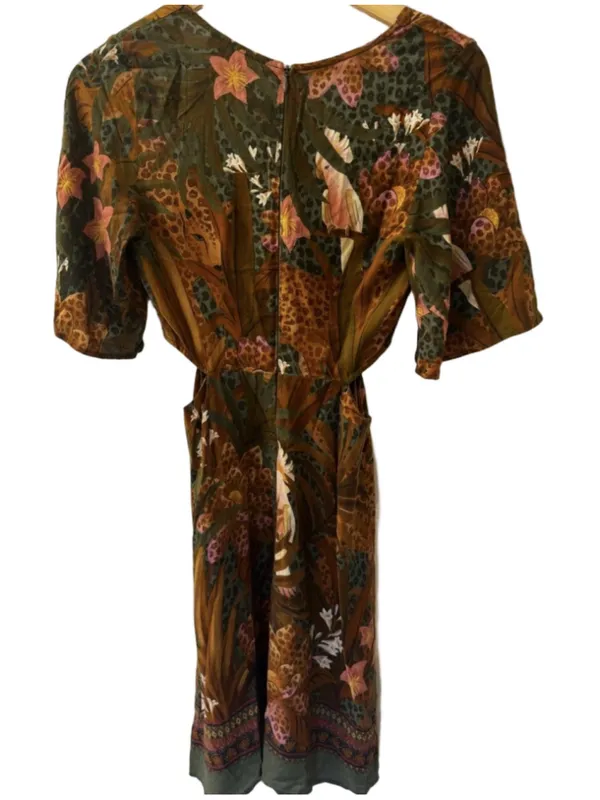FARM Rio Jaguar Jungle Mini Dress Size S (15.5 PTP) - Image 5