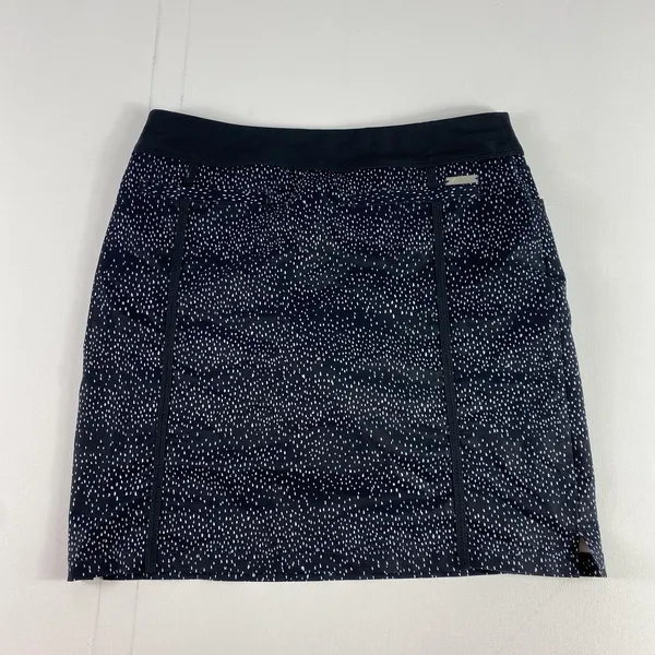 Adidas Golf Skort Womens XS Black White Dot Pattern Pockets‎ Athletic Activewear - Image 11