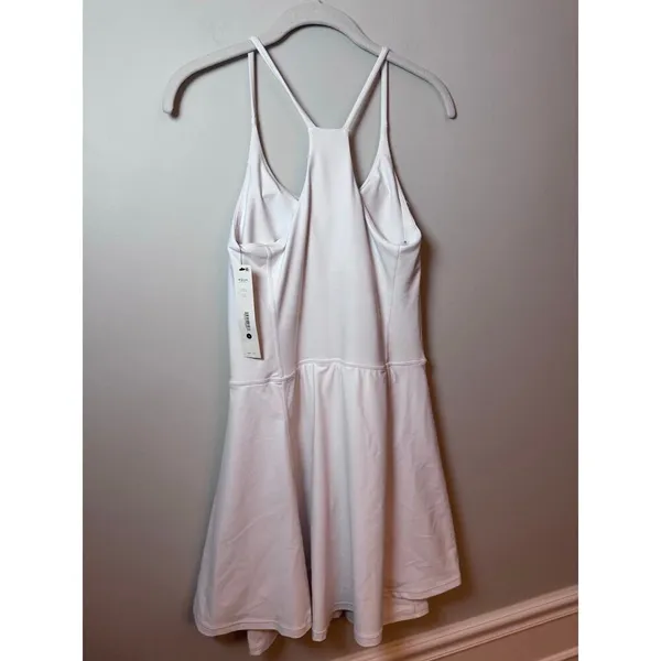 Aqua white athletic dress built in shorts size small tennis dress NWT $88 - Image 9