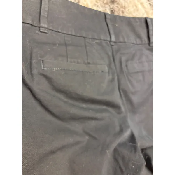 Loft‎ Outlet Petite Original Crop Pants Black Cotton Blend Trousers Size 0P - Image 5