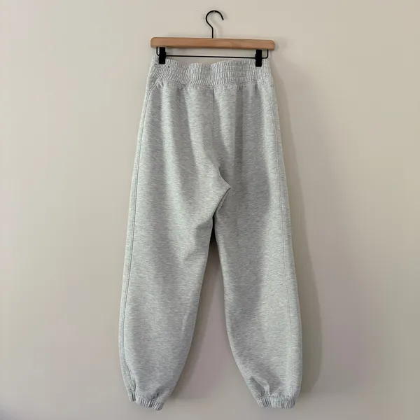 YPB Sweatpants Abercrombie & Fitch neoKNIT High Rise Medium Grey Active Baggy - Image 4