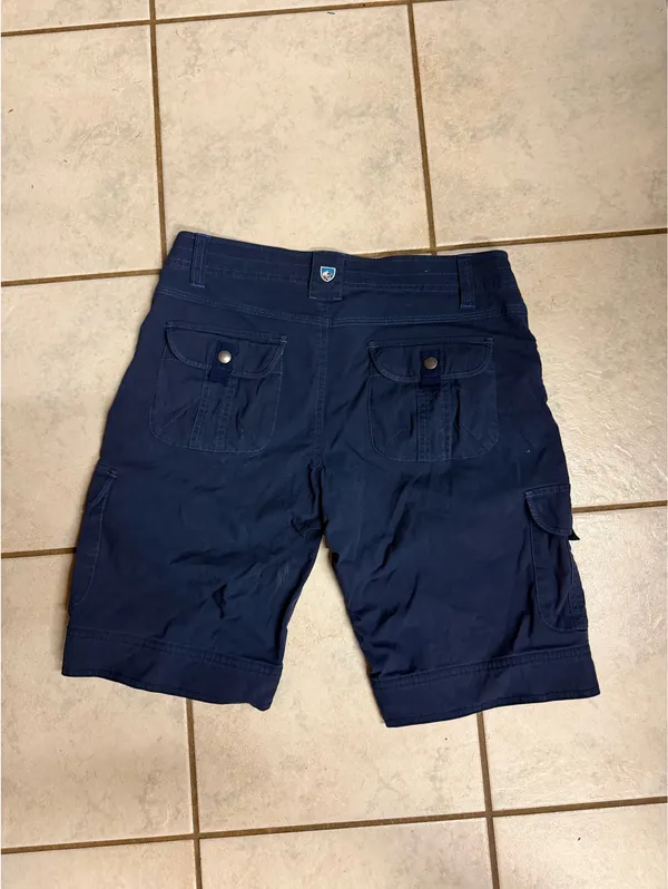 KÜHL Blue Women’s Shorts Cargo Hiking Nylon Outdoors - Image 2