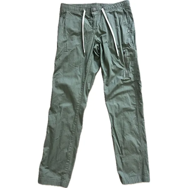 Vuori Womens Ripstop Pant Army Green Small Organic Cotton Modern Slimmer‎ Fit - Image 7