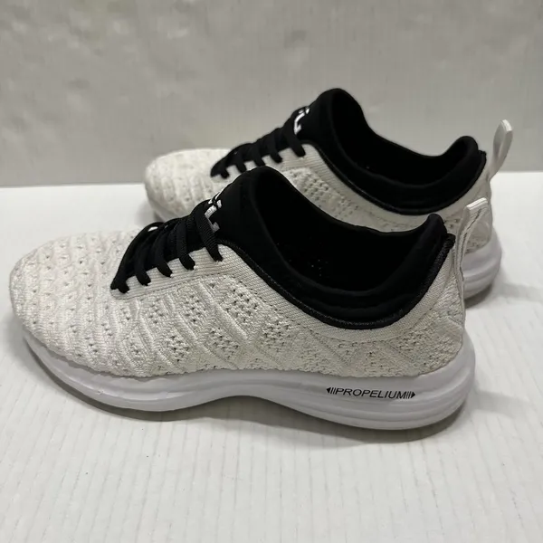 APL TechLoom Phantom Shoes Womens 7 White Knit Low Top Running Athletic Sneakers - Image 8