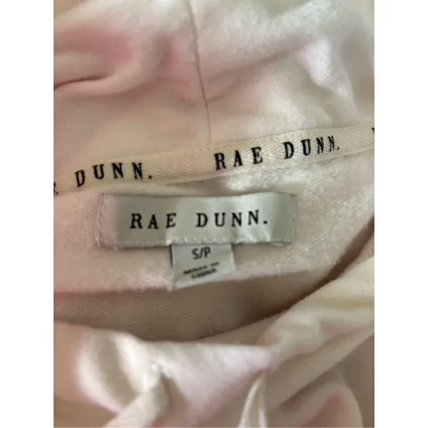 Rae Dunn Mama Funnel Neck Pullover Sweatshirt Size Small Cream - Image 2