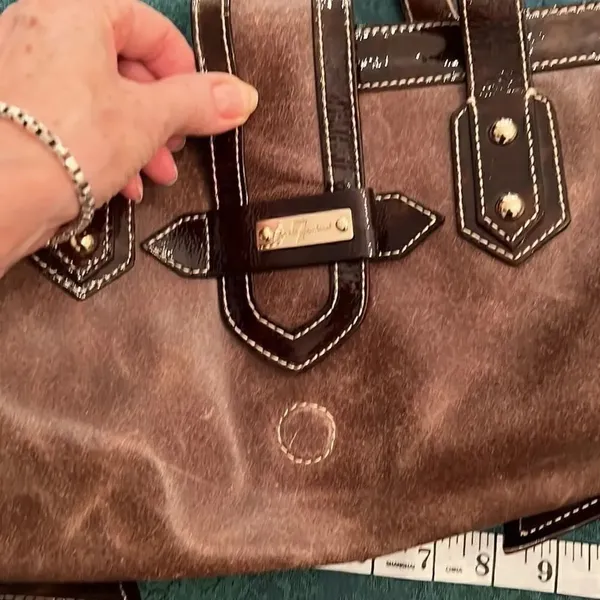 7 for All Mankind Gorgeous brown handbag minimal signs of wear lots of life left - Image 12
