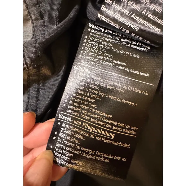 Burton Dutchess Insulated Jacket Black Tonal Check Faux Fur Hooded Womens Medium - Image 6