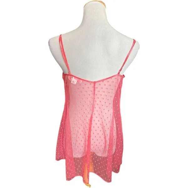 Womens Victorias Secret Vintage Nightee Lingerie Teddy Sexy Sleep Dress - Sz L - Image 3