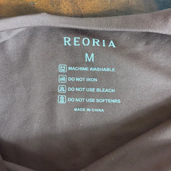 REORIA Womens Brown‎ Scoop Neck Sleeveless Snap Crotch Thong Bodysuit Size M - Image 3