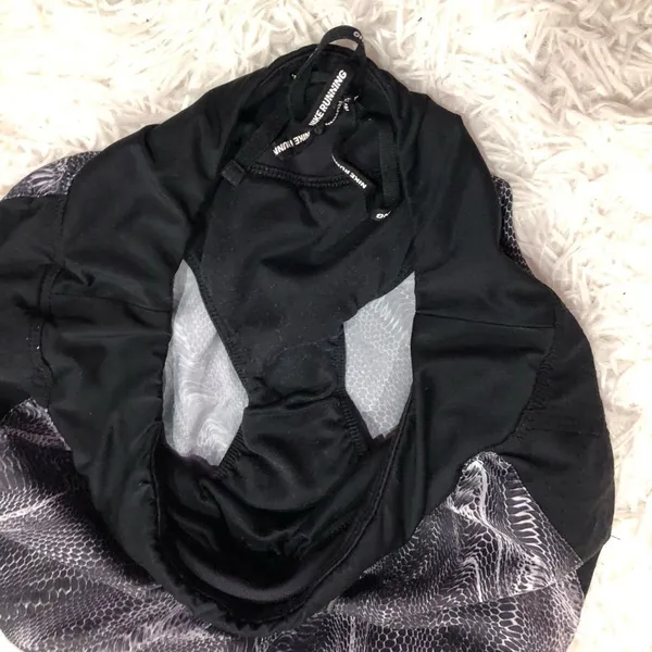 Nike Eclipse‎ Dri Fit Running Shorts Printed Black Grey Size Small - Image 4