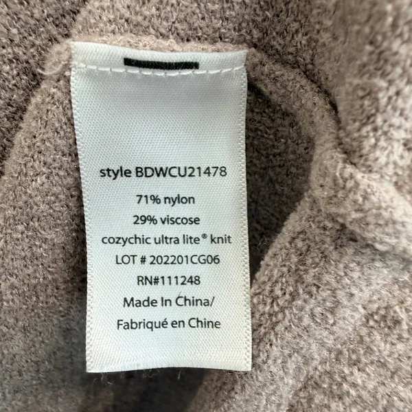 Barefoot Dreams CozyChic Ultra Lite Belted Cardigan Robe Taupe Size Small- Soft - Image 5