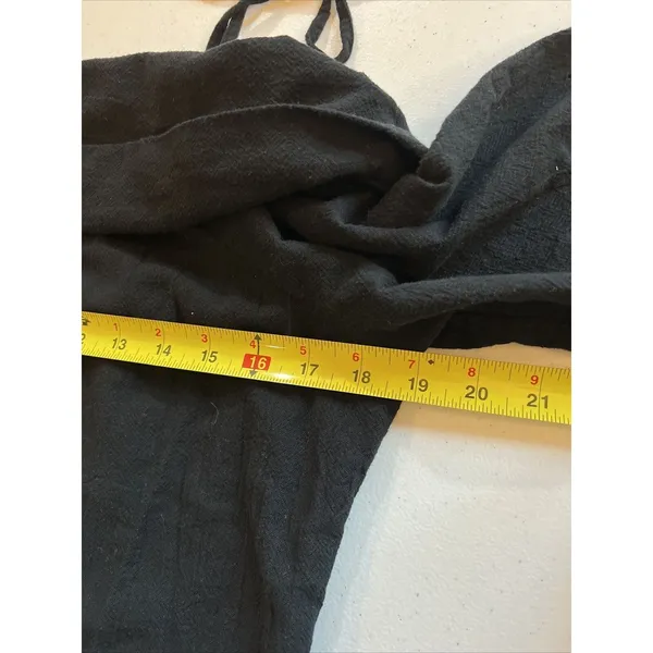 Soft Surroundings Long Black Small Off Shoulder Dress Maxi Slit Spaghetti resort - Image 6