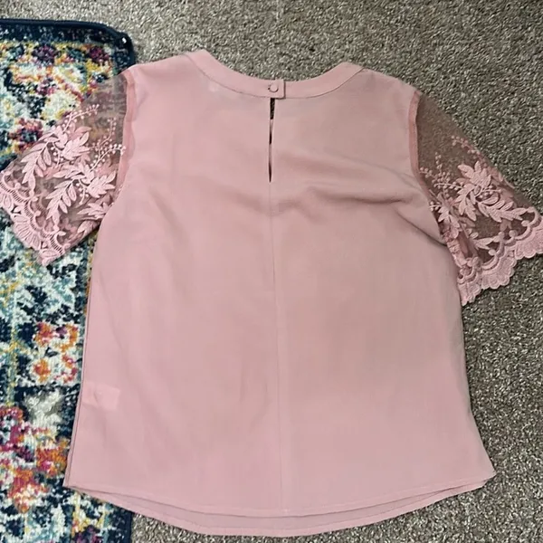 Lulus Lisa Marie Mauve Pink Embroidered Top - Image 7