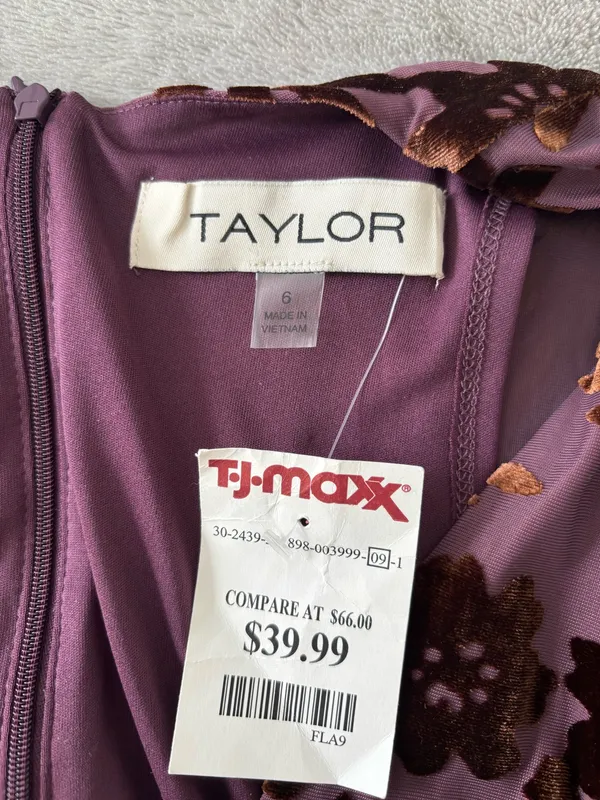 Taylor dress Purple Size 6 - Image 3