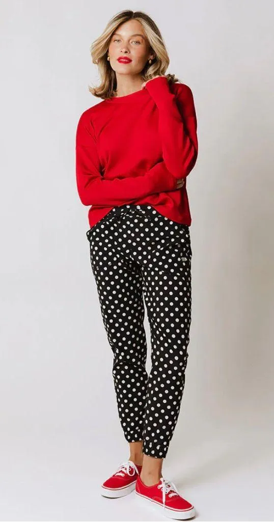 Albion Fit BLACK POLKA DOT JETSETTERS size small NWT - Image 15