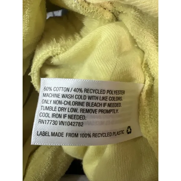 A New Day Mid Rise Terry Cloth Pull On Shorts Yellow Women's Size 1X NWT - Image 6