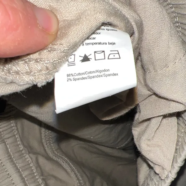 Refuge Light Gray Cargo Joggers - Image 5