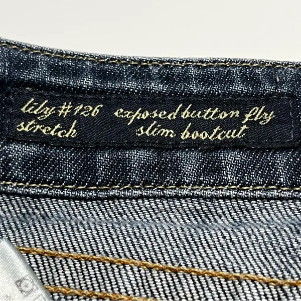 Citizens of‎ Humanity Lily 126 Womens 30 Blue Denim Slim Bootcut Jean Y2K *FLAW - Image 4