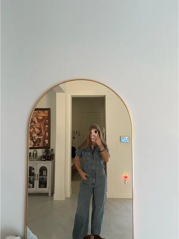 Abercrombie and Fitch Denim Romper - Image 5