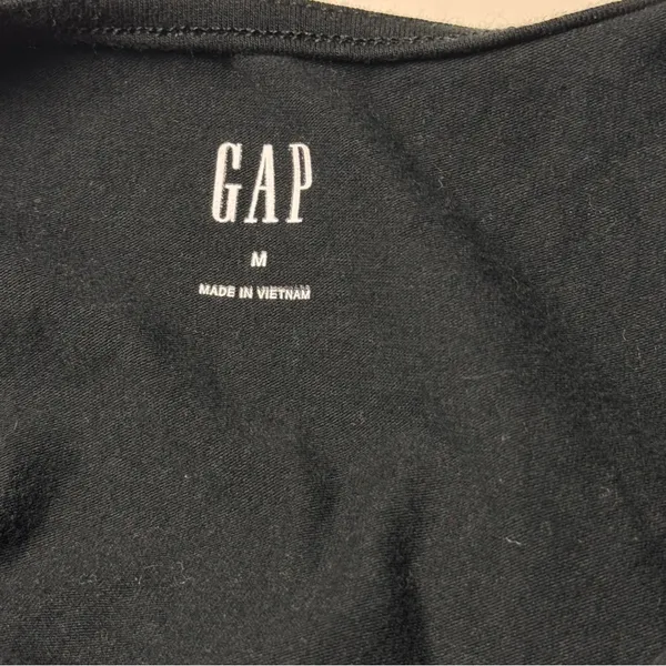 Gap Women’s Black Simple Casual Comfortable Bodysuit Sz L - Image 3