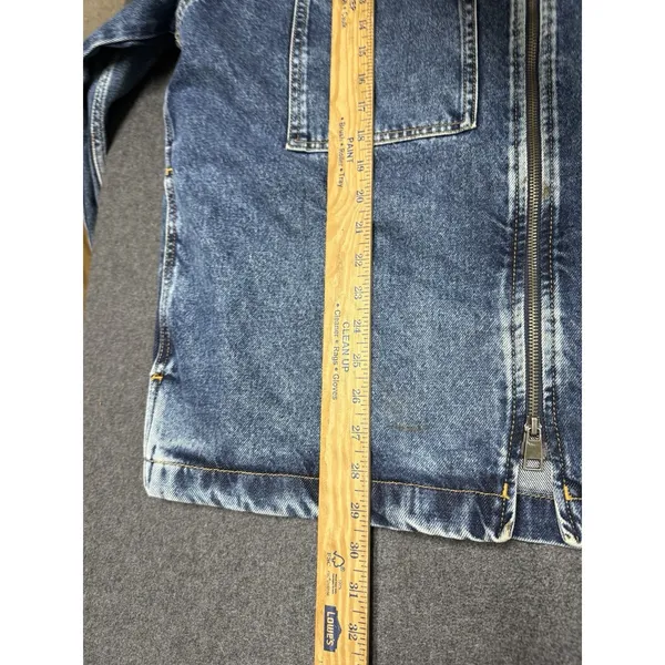 COS Denim Jacket Blue XL Collared Pockets Button Mid-Length Mens Casual‎ - Image 10