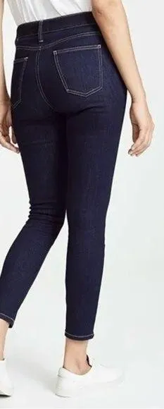 Current/Elliott The High Waist Ankle Skinny City Slicker Jeans in Sandy Size 24 - Image 2