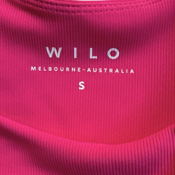 NWT WILO The Label Racerback Sports Bra Pink Size Small - Image 4