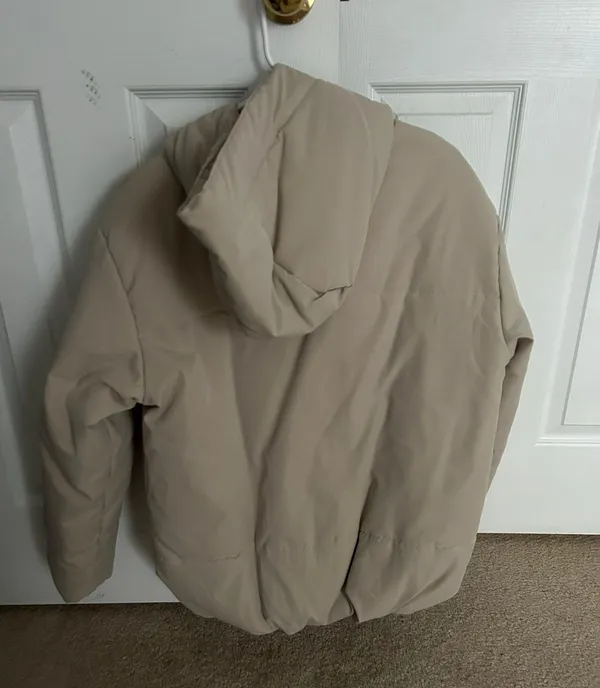 Amazon Brown Puffer Hooded Jacket - Image 3