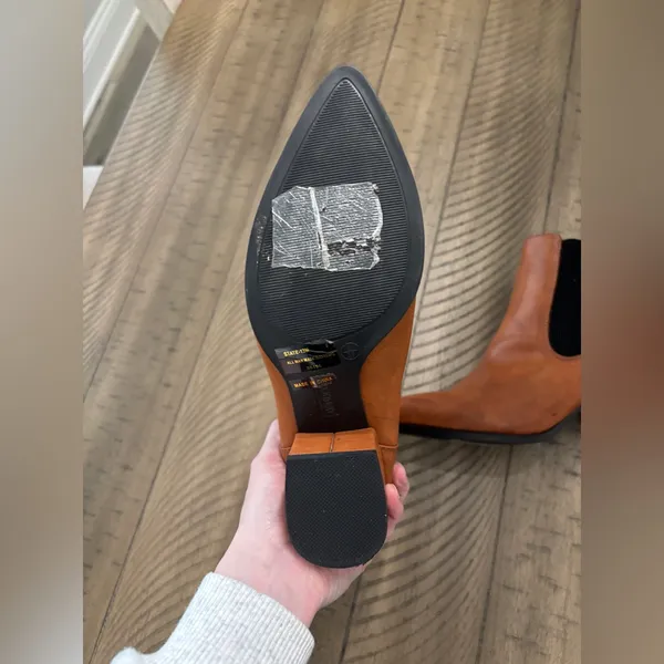 BAMBOO Brown Ankle Booties - Image 6