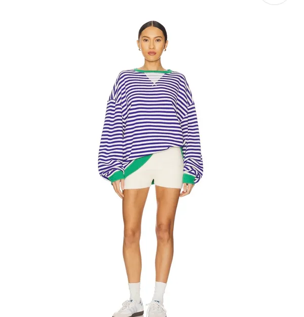 Free People Striped Sweater - Image 4