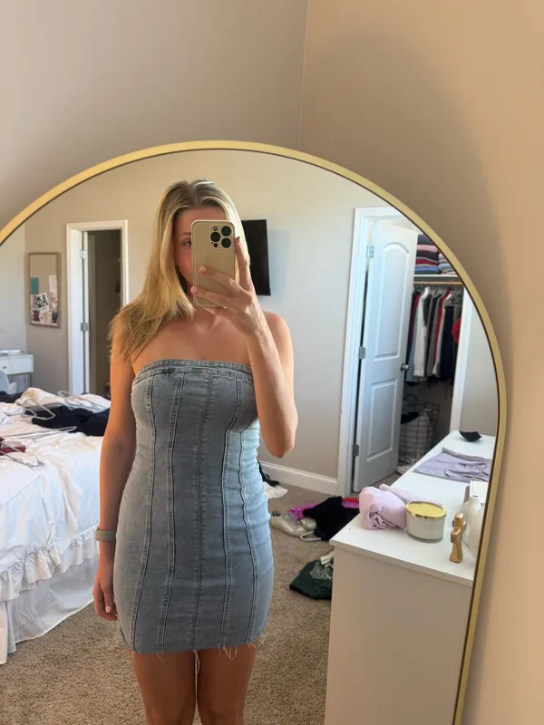 Princess Polly Denim Dress - Image 4