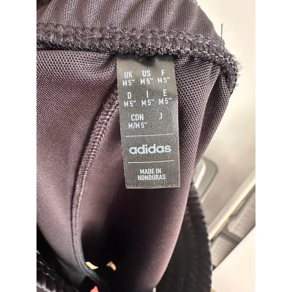 Adidas Pacer Knit High Training Shorts Black Womens M 5 Inch Activewear NWT - Image 5