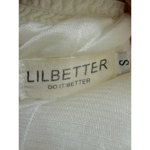 Lilbetter Womens Ivory Crochet Halter Maxi Dress Boho Beach Resort Vacation S - Image 11