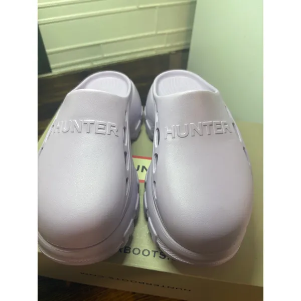Hunter‎ Lavender Bryce Platform Mules Size 9 - Image 5