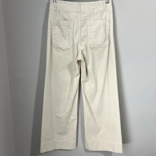Maeve by Anthropologie Women's 27 The Colette Cropped Wide Leg‎ Corduroy Pants - Image 6