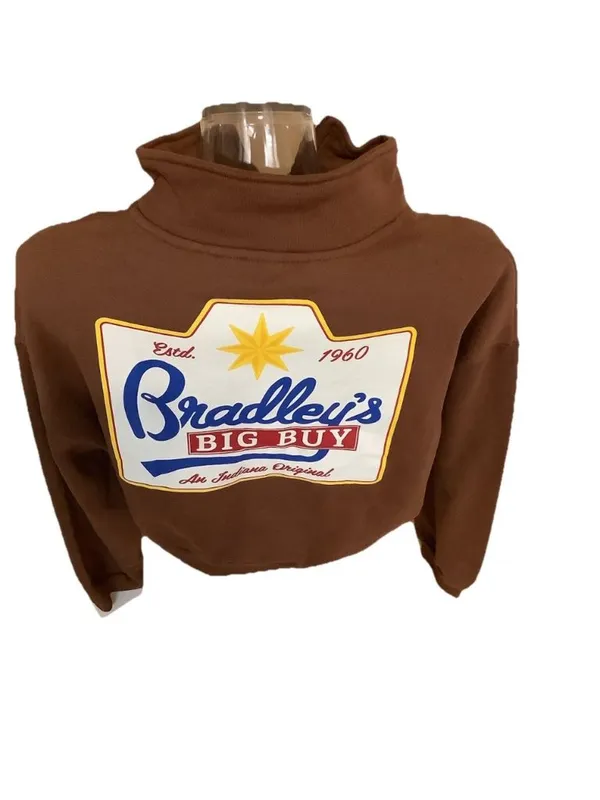 Netflix Stranger Things Size Extra Large Women’s Fleece Crop Sweatshirt. New - Image 2