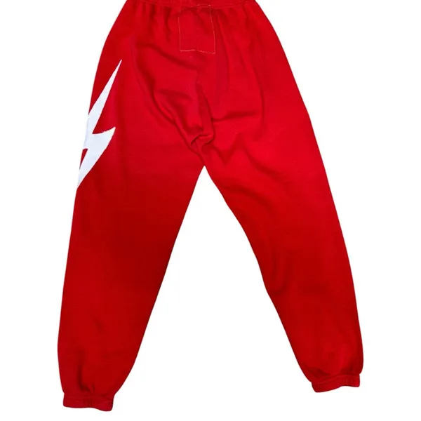 Aviator Nation Bolt Stitch Sweatpants Red Women's Size Small‎ - Image 6