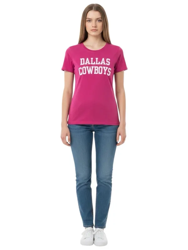 🔃Dallas Cowboys Pink Short Sleeve Tee Shirt - Image 3