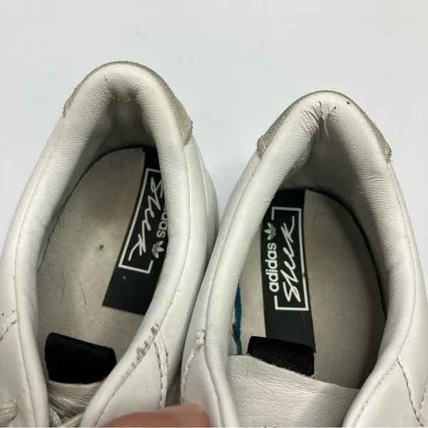Adidas originals super sleek‎ white sneakers size 7 - Image 10