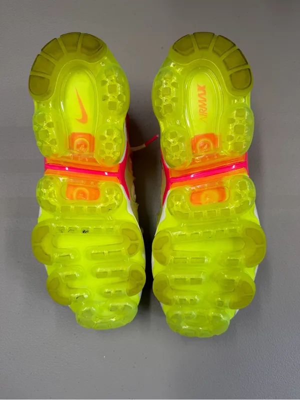 Nike Womens Air VaporMax Plus Pink Yellow Volt Gradient DC2045-900 US Size 8.5 - Image 3