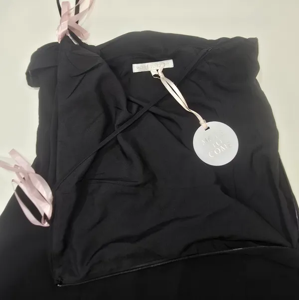 MORE TO COME Carson Mini Dress in Black - Image 10
